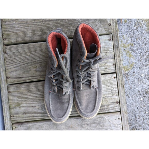 Diesel Shoes Men Contempo Dack Suede Leather High Top Sneaker Boot Size 8 - Picture 1 of 7